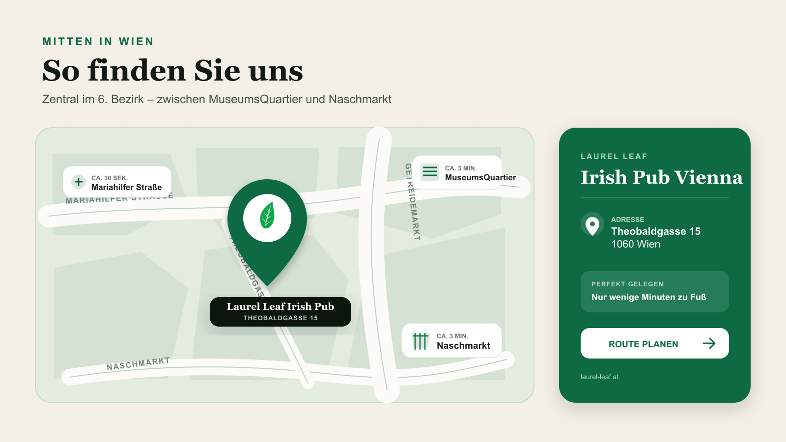 Laurel leaf standort wien 1