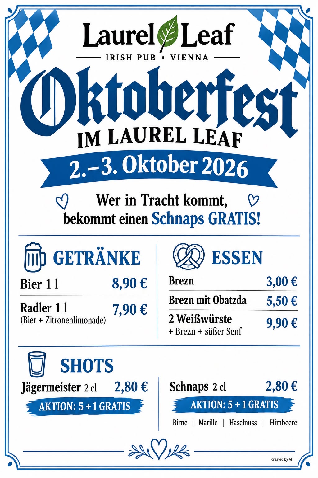 Oktoberfest laurel leaf 2026